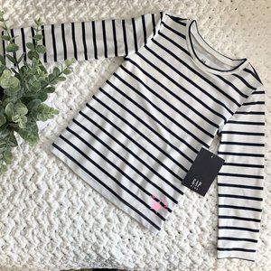 NWT Girls GAP Rashguard UPF 40+ Swim Top (White) XS